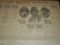 1911 OCT 31 THE BOSTON HERALD - BRANDEIS SHIFT FILLS HEARERS WITH WONDER- BH 173
