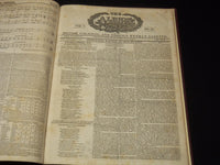 1829-1830 THE ALBION WEEKLY GAZETTE BOUND VOLUME NO. 8 - NEW YORK - R 89X