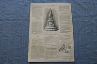 1867 MAY 4 LE MONDE ILLUSTRE MAGAZINE - 9, RUE DROUOT - FRENCH - NP 8446