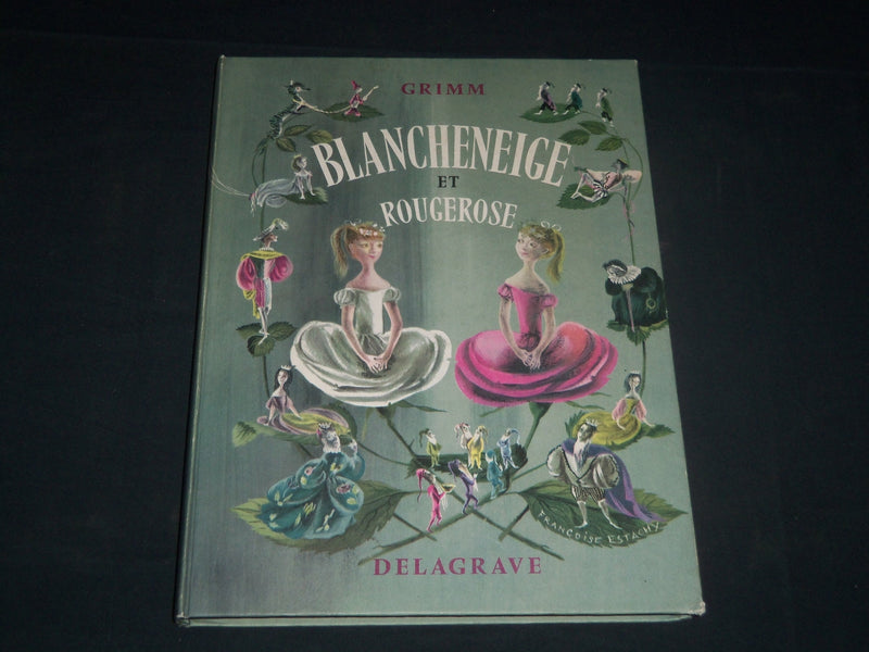 1957 BLANCHENEIGE ET ROUGEROSE BOOK BY GRIMM - FRENCH - NICE ILLUS. - R 275K