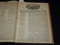 1829-1830 THE ALBION WEEKLY GAZETTE BOUND VOLUME NO. 8 - NEW YORK - R 89X