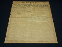1920 FEBRUARY 17 NEW YORK TIMES NEWSPAPER- ALLIES WANT OUR CO-OPERATION- NT 7886