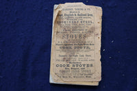 1842-1849 WORCESTER BUSINESS DIRECTORY AND ADVERTISER - LOT OF 6 - KD 9550