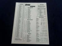 1998 OCTOBER 17 SOUTHERN MISSISSIPPI AT ARMY FOOTBALL GAME PRESS KIT - ST 4628E