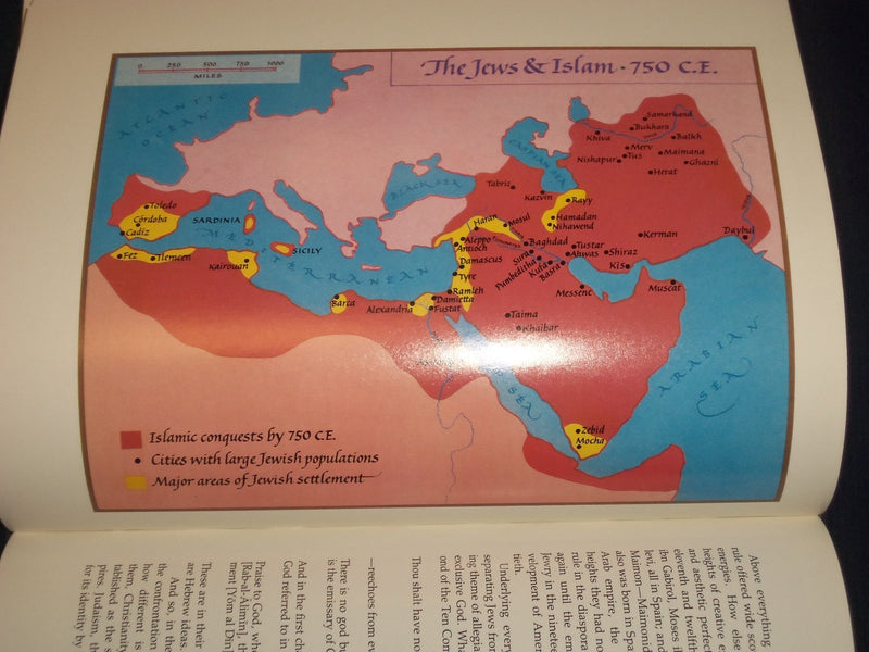 1984 HERITAGE CIVILIZATION AND THE JEWS BOOK BY ABBA EBAN - PRINTS - KD 2697