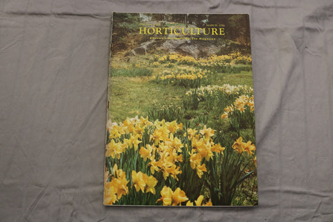 1954 MARCH HORTICULTURE MAGAZINE - BEAUTIFUL SCENERY COVER - ST 1015V