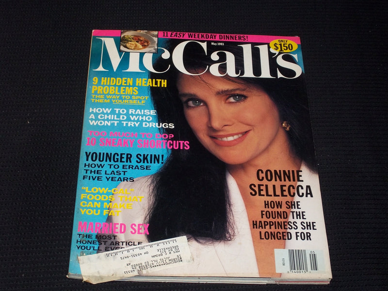 1993 MAY MCCALL'S MAGAZINE - CONNIE SELLECCA FRONT COVER - E 506