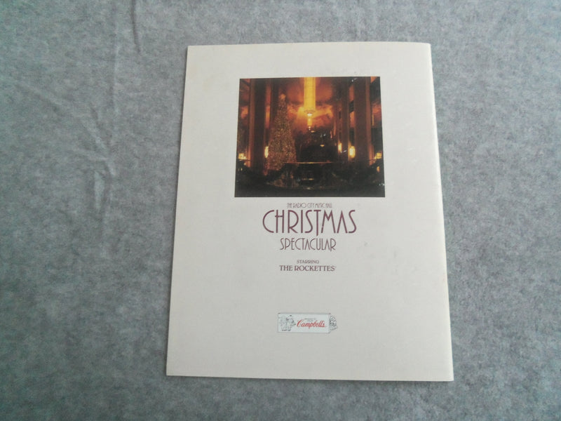 1989 THE RADIO CITY MUSIC HALL CHRISTMAS SPECTACULAR PROGRAM - J 7643