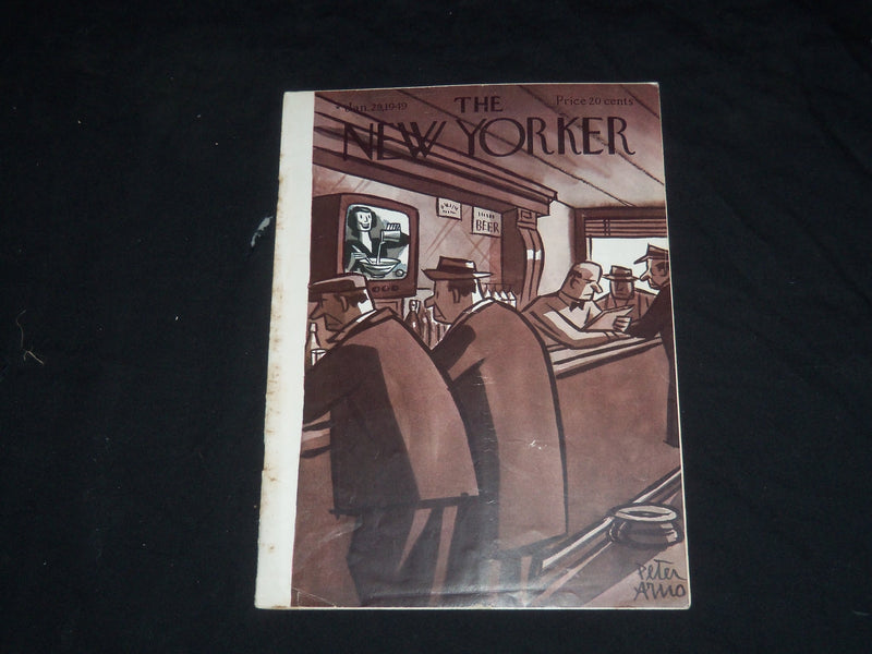 1949 JANUARY 29 THE NEW YORKER MAGAZINE - ILLUSTRATED COVER - NY 299