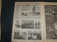 1874 JANUARY 4 THE DAILY GRAPHIC NEWSPAPER- FIGHTING EDITOR OF THE WEST- NT 7640