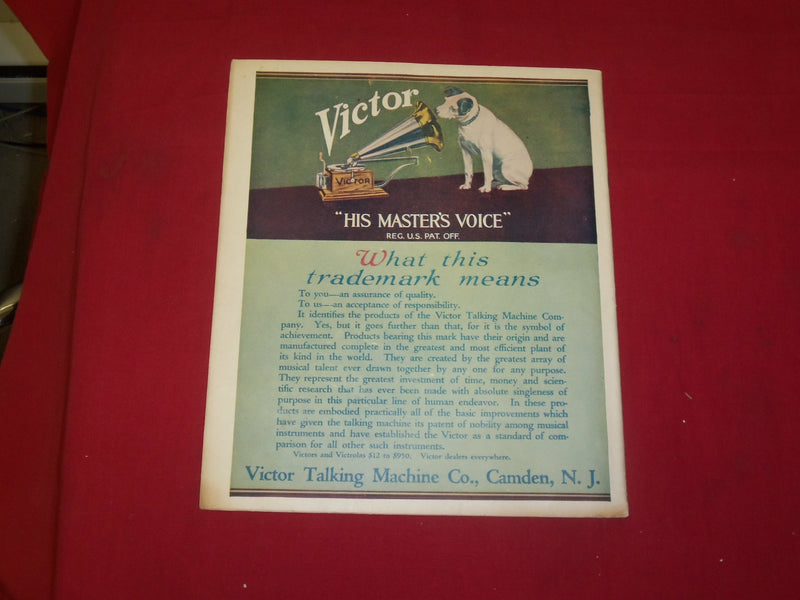 1919 NOVEMBER 22 JUDGE MAGAZINE - OFF HIS PERCH FOR ONE DAY - B 6091