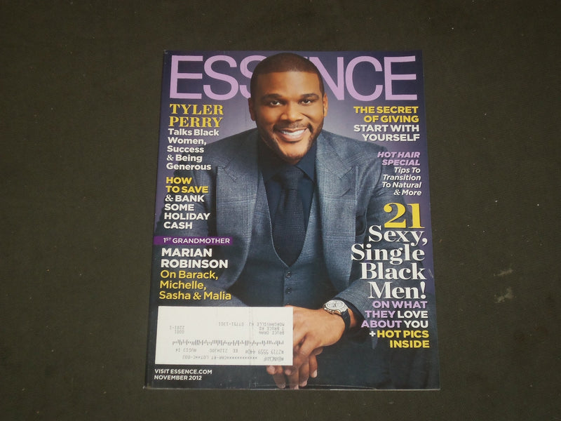 2012 NOVEMBER ESSENCE MAGAZINE - TYLER PERRY COVER - B 1343