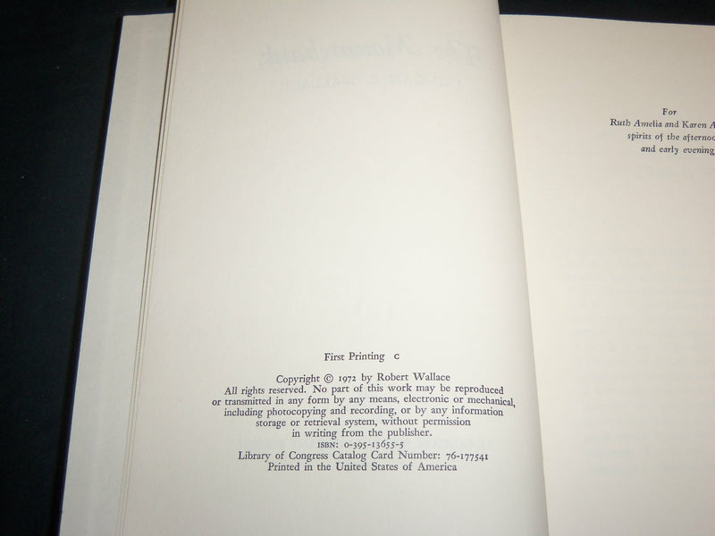 1972 THE MOUNTEBANK HARDCOVER BOOK BY DUNCAN R. WALLACE - KD 6749