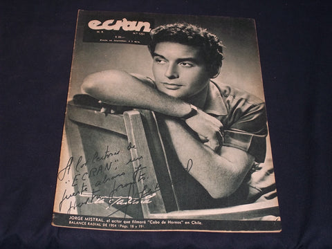 1955 #1251 ECRAN SPANISH MAGAZINE - JORGE MISTRAL COVER - E 26091