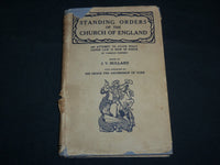 1934 STANDING ORDERS OF THE CHURCH OF ENGLAND HARDCOVER BOOK - KD 7062