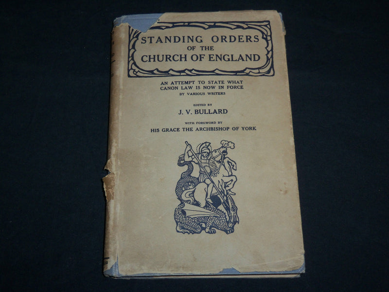 1934 STANDING ORDERS OF THE CHURCH OF ENGLAND HARDCOVER BOOK - KD 7062