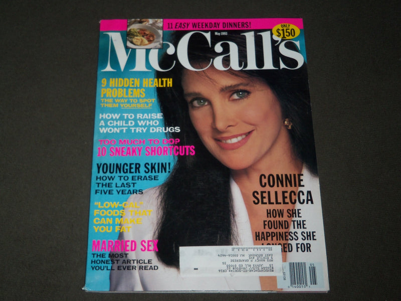 1993 MAY MCCALL'S MAGAZINE - CONNIE SELLECCA COVER - B 2956