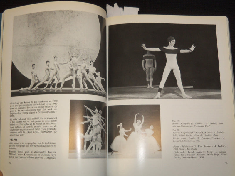 1973 VAN OPERABALLET NAAR BALLET VAN VLAANDEREN BOOK BY RINA BARBIER - KD 5981N