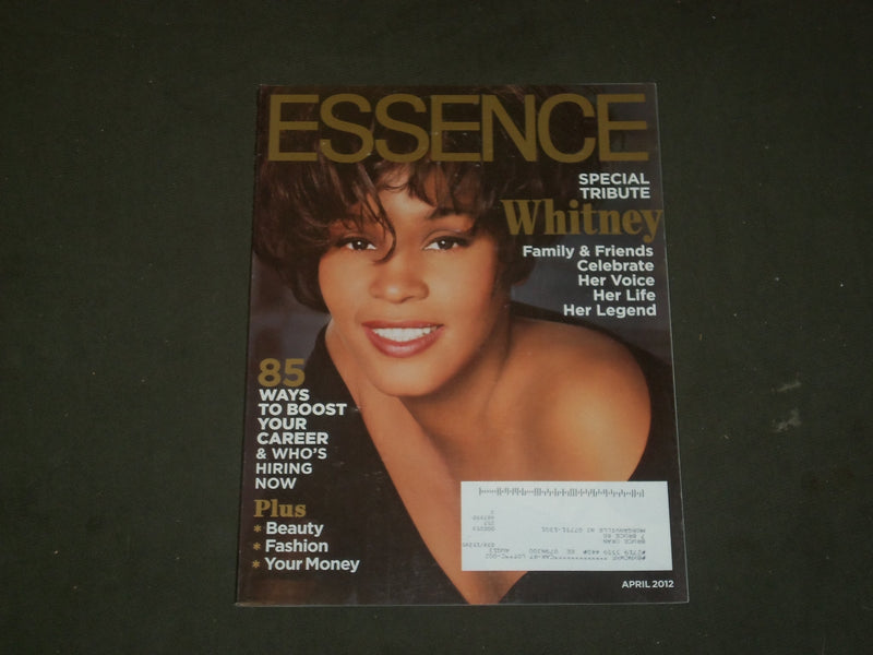 2012 APRIL ESSENCE MAGAZINE - WHITNEY HOUSTON COVER - B 1337
