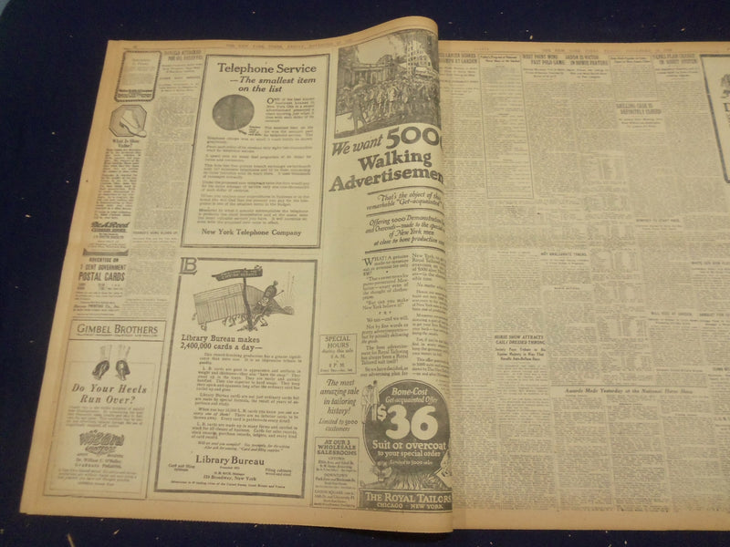 1920 NOVEMBER 19 NEW YORK TIMES - BUILDERS BACKED BOSS BRINDELL - NT 8467