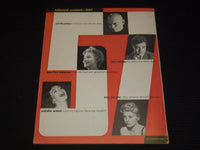 1957 NO. 8 SHEILAH GRAHAM'S HOLLYWOOD YEARBOOK MAGAZINE - LIZ TAYLOR - E 14563