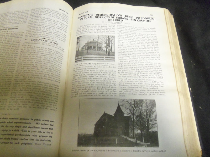 1916 JANUARY-DECEMBER JOURNAL OF EDUCATION BOUND VOLUME - COMPLETE YEAR - R 883