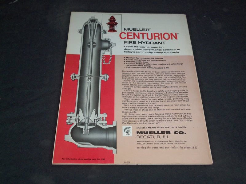 1976 OCTOBER WATER & SEWAGE WORKS MAGAZINE- JIMMY CARTER & GERALD FORD - SP 6248