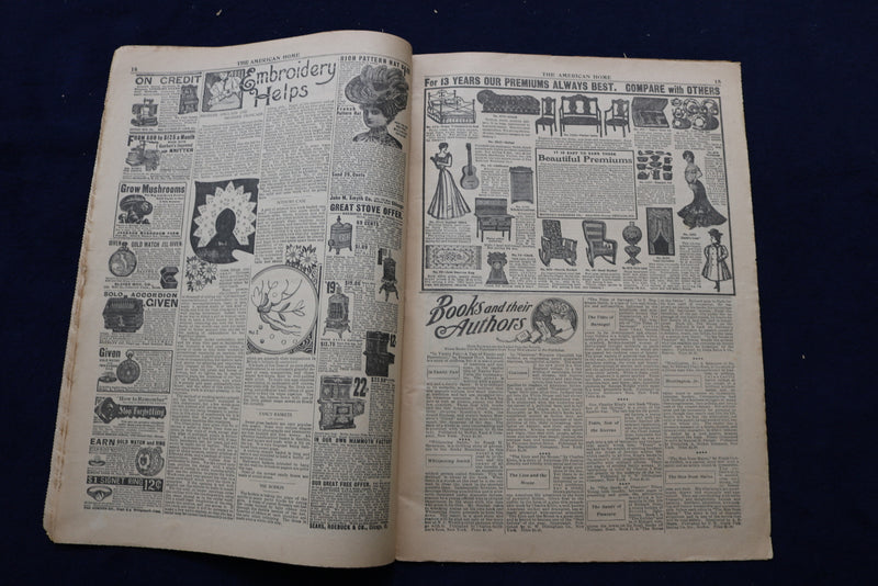 1906 NOVEMBER THE AMERICAN HOME NEWSPAPER - NICE ILLUSTRATED COVER - NP 8689