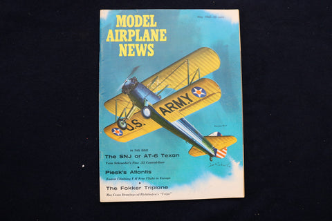 1960 MAY MODEL AIRPLANE NEWS MAGAZINE - STEARMAN PT-17 COVER - E 11552