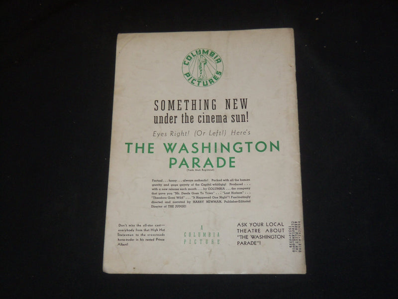 1938 AUGUST JUDGE MAGAZINE - ILLUSTRATED COVER - ST 5764