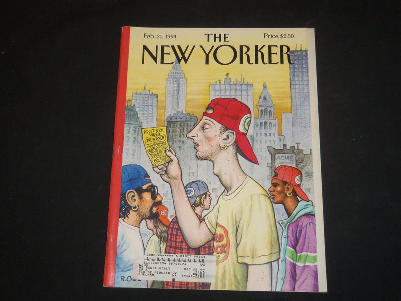 1994 FEBRUARY 21 THE NEW YORKER MAGAZINE - ILLUSTRATED COVER - NY 1622