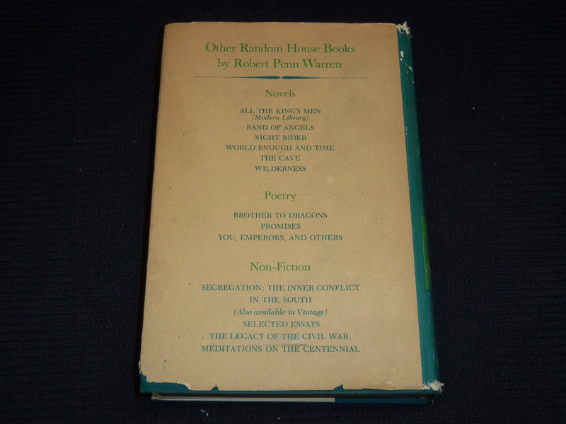 1964 FLOOD HARDCOVER BOOK SIGNED BY ROBERT PENN WARREN - KD 7735