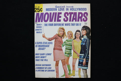 1968 MAY MOVIE STARS MAGAZINE - NANCY SINATRA & DEBBIE REYNOLDS COVER - E 24231