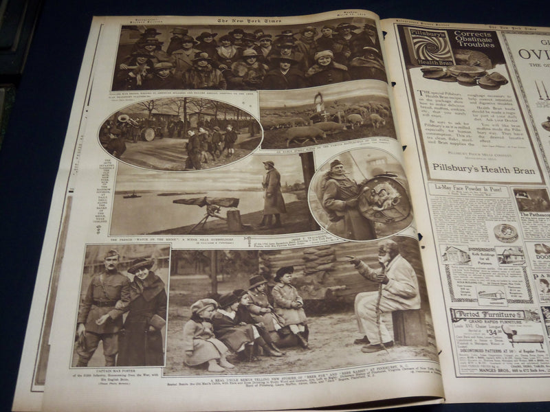 1919 MARCH 16 NEW YORK TIMES PICTURE SECTION 5 & 6- FRENCH CREATIONS - NT 8842