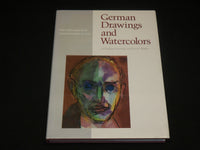 1987 GERMAN DRAWINGS AND WATERCOLORS HARDCOVER BOOK - SWISS WORKS - R 723T