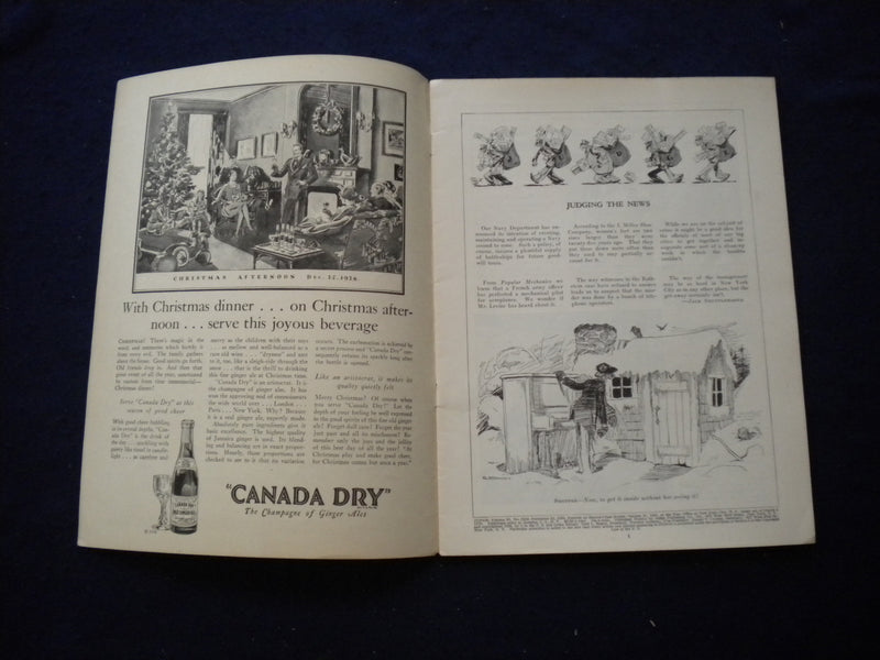 1928 DECEMBER 15 JUDGE MAGAZINE - DR. SEUSS ILLUSTRATIONS - B 437F