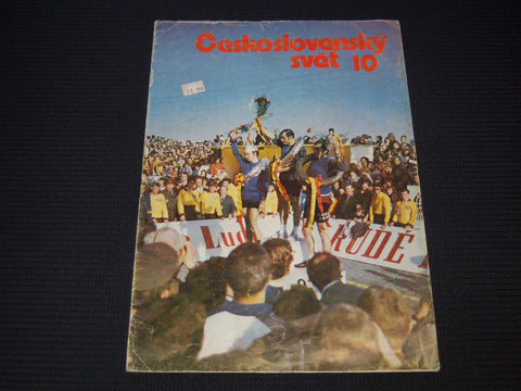 1980 OCESKOSLOVENSKY SVET 10 CZECH MAGAZINE - CERAMICS - NICE PHOTOS - J 8033