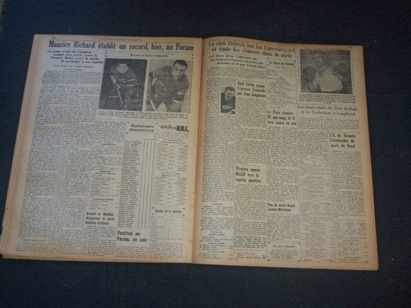 1944 MAR 24 LA PATRIE NEWSPAPER-FRENCH-INVASION IMMINENTE, SAYS CHURCHILL-FR1675