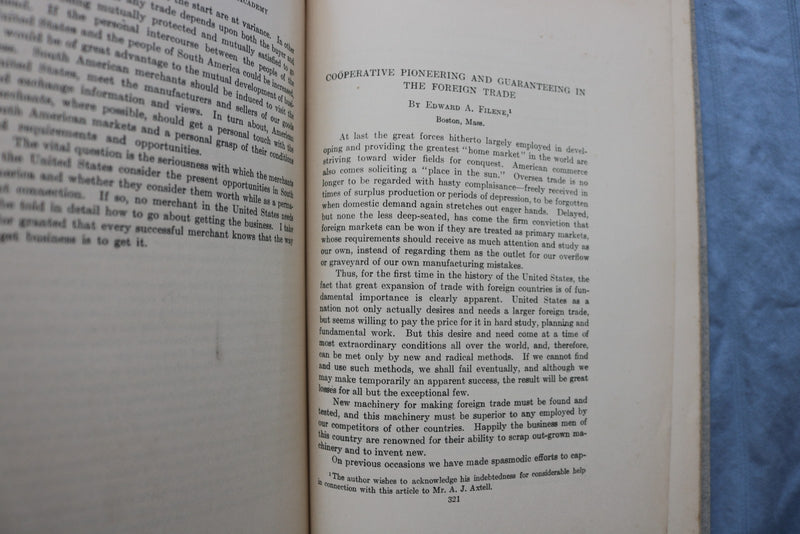 1915 MAY THE AMERICAN INDUSTRIAL OPPORTUNITY - SOFTCOVER BOOK - K 2990