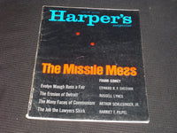 1960 JANUARY HARPER'S MAGAZINE - THE MISSILE MESS FRONT COVER - E 2011