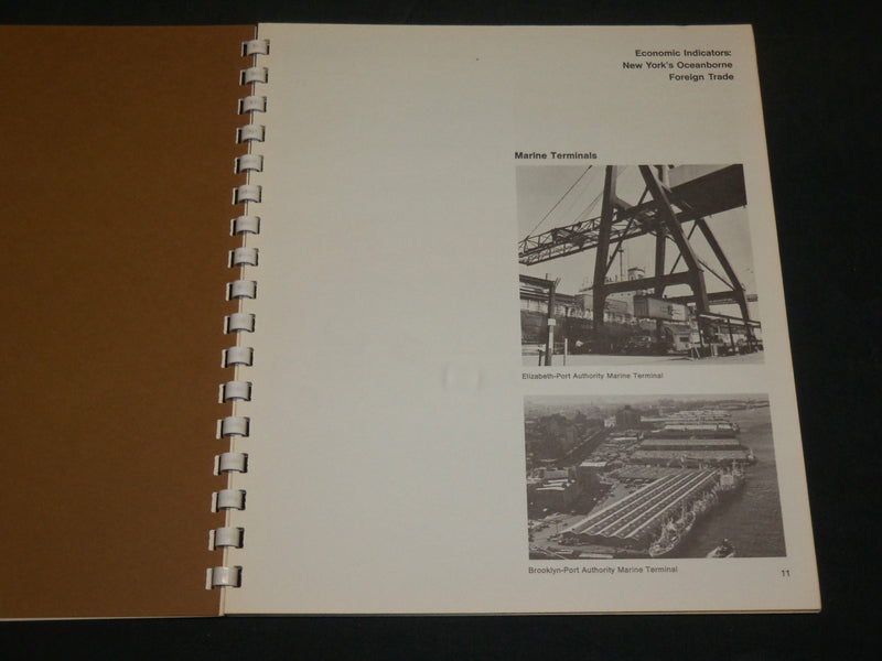 1968 THE PORT OF NEW YORK'S FOREIGN TRADE REPORT - SPIRAL BOUND - J 5942