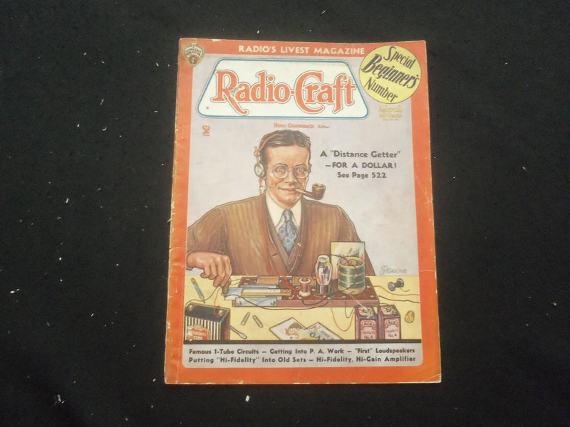 1935 MARCH RADIO-CRAFT MAGAZINE - A DISTANCE GETTER FOR A DOLLAR - B 433P