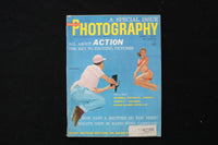 1957 APRIL POPULAR PHOTOGRAPHY MAGAZINE - PAULETTE NELSON COVER - E 24353