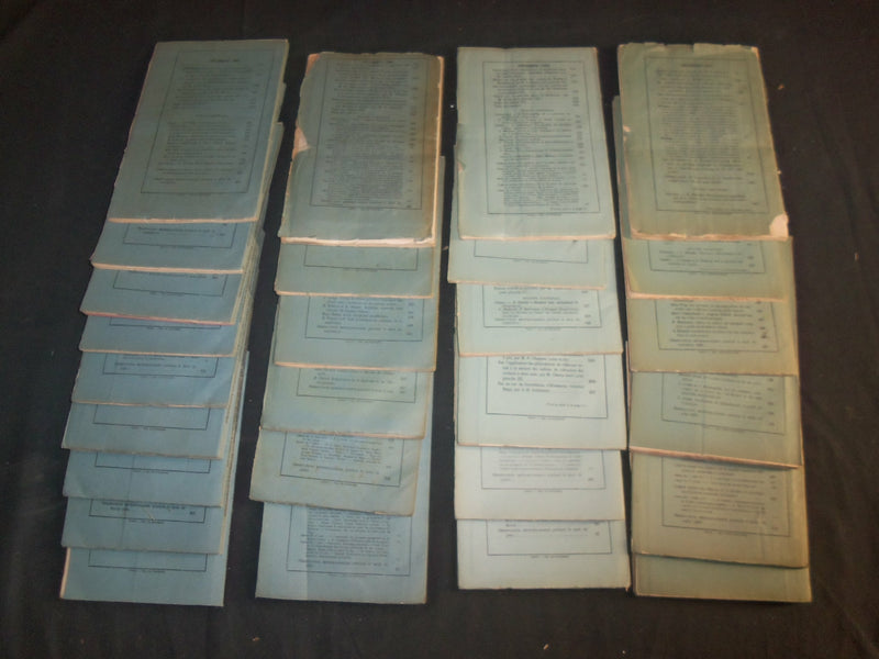1885-1891 ARCHIVES DES SCIENCES PHYSIQUES ET NATURELLES - LOT OF 27 - WR 1045D