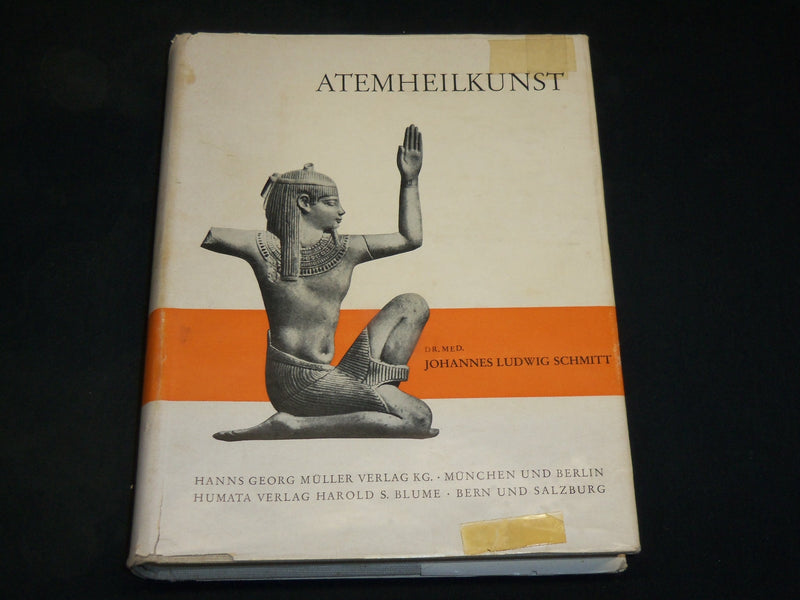 1956 ATEMHEILKUNST GERMAN HARDCOVER BOOK BY LUDWIG SCHMITT - KD 2767Z