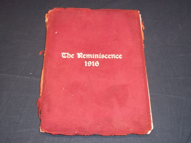 1916 THE REMINISCENCE YORK HIGH SCHOOL YEARBOOK - YORK, PENNSYLVANIA - YB 1942