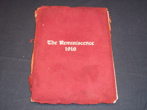 1916 THE REMINISCENCE YORK HIGH SCHOOL YEARBOOK - YORK, PENNSYLVANIA - YB 1942