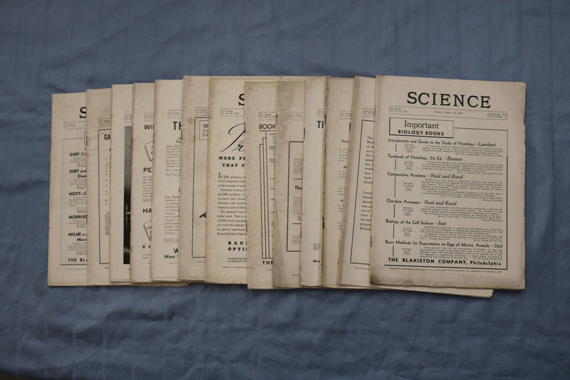 1940 SCIENCE MAGAZINE - LOT OF 13 - O 3910