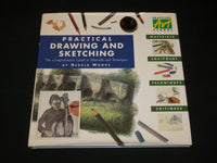 1995 PRACTICAL DRAWING AND SKETCHING HARDCOVER BOOK BY GERALD WOODS - I 1922