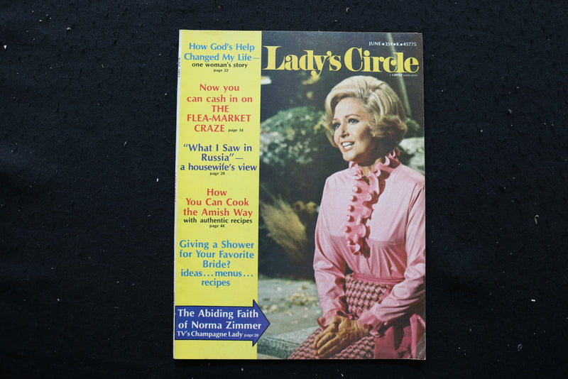 1972 JUNE LADY'S CIRCLE MAGAZINE - NORMA ZIMMER COVER - SP 4187F